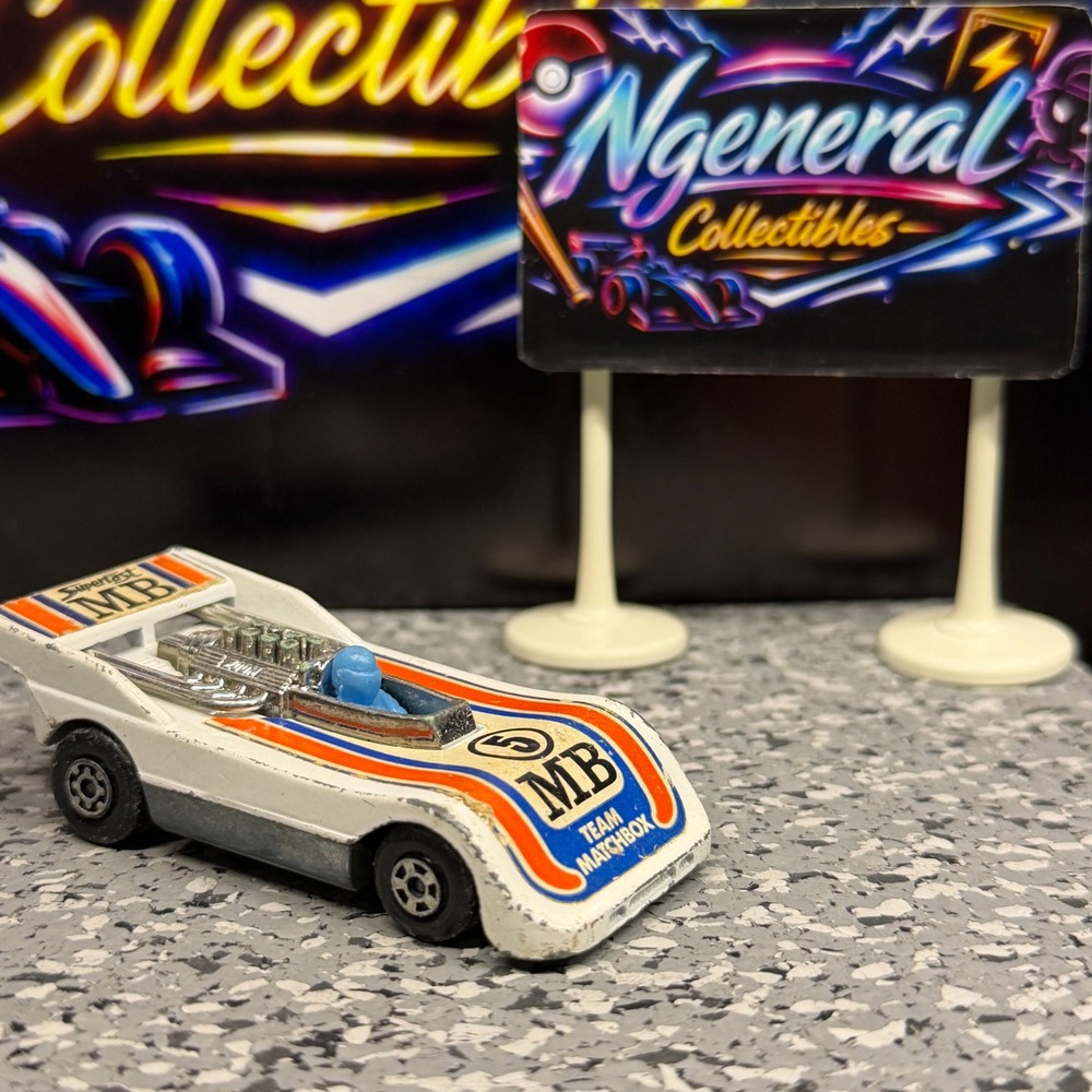 Vintage Matchbox Superfast No 36 Ti-Killer 1974 Lesney Made in England White
